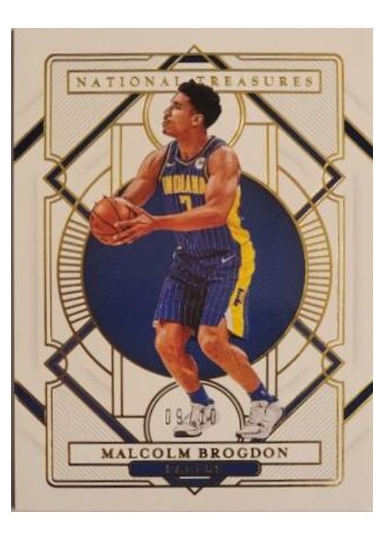 2020-21 Panini National Treasures Base Set Malcolm Brogdon #98 card