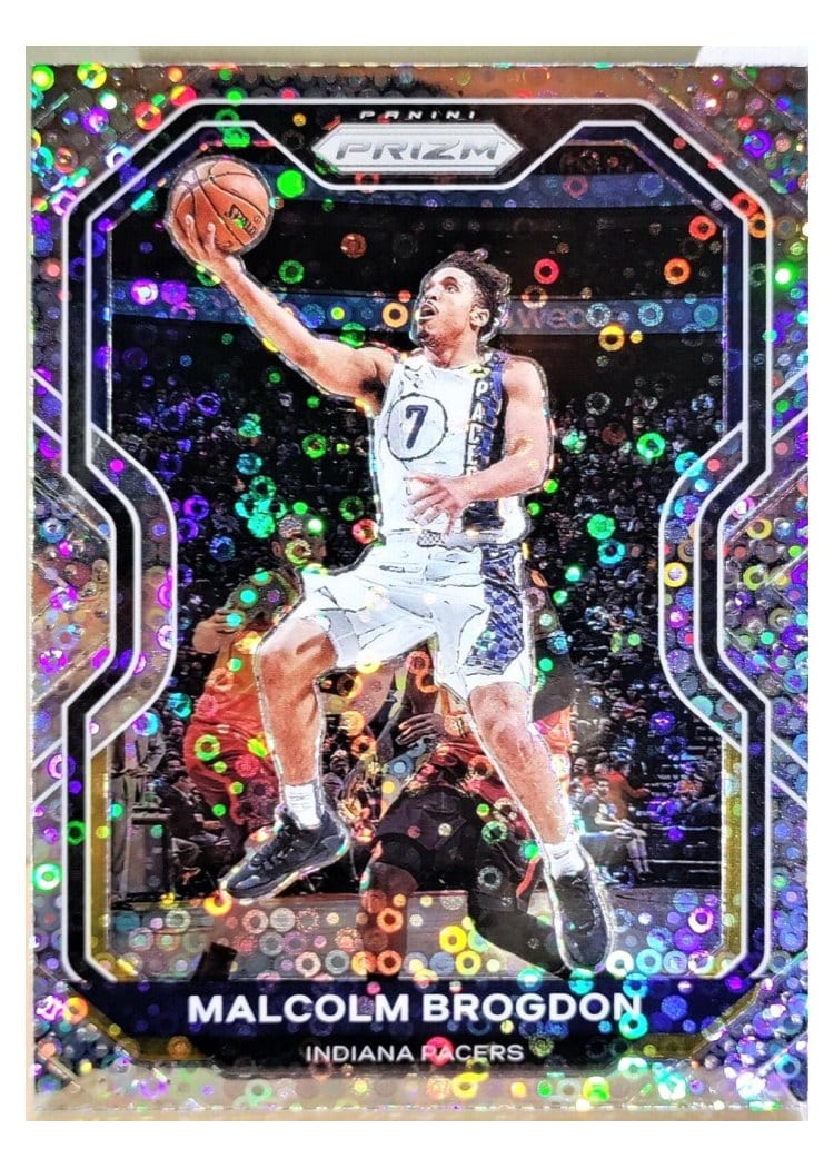 2020-21 Panini Prizm Base Set Malcolm Brogdon Fast Break Prizm #78 card