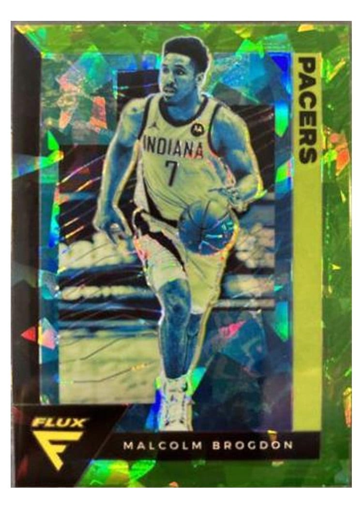 2020-21 Panini Prizm Base Set Malcolm Brogdon Green Ice Prizm #78 card