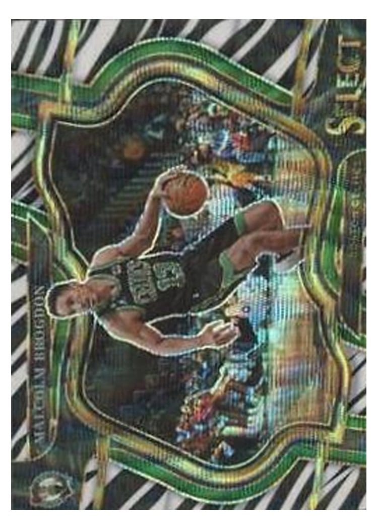 2022-23 Panini Select Base Set Malcolm Brogdon Zebra Prizm #211 card