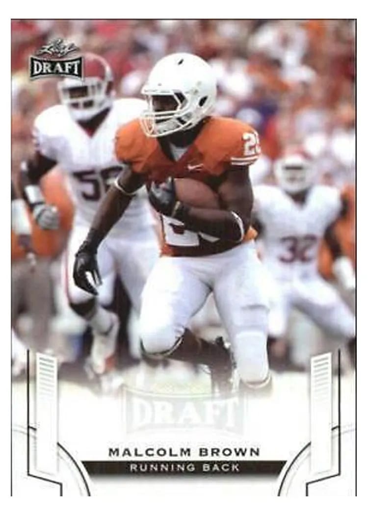 2015 Leaf Draft Malcolm Brown #37 card