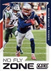 2017 Score No Fly Zone Malcolm Butler #2 card