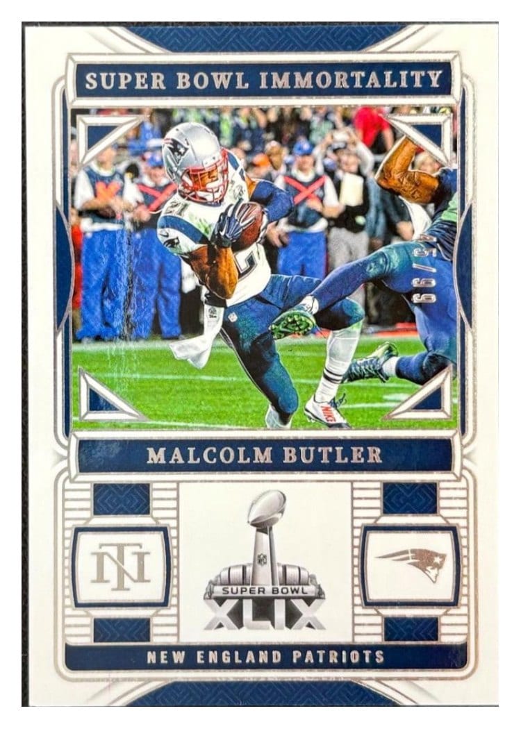 2024 Panini National Treasures Super Bowl Immortality Malcolm Butler #14 card