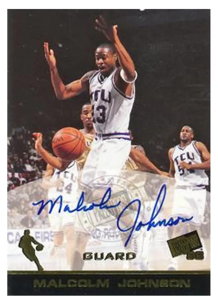 1998 Press Pass Malcolm Johnson Autographs card