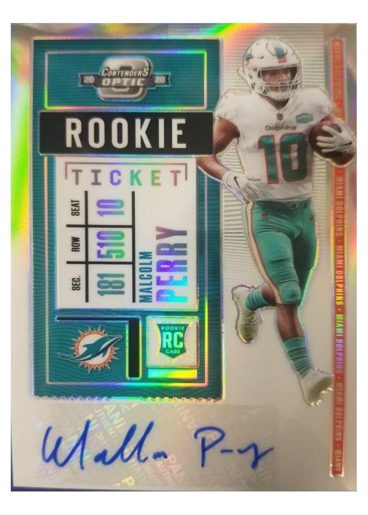 2020 Panini Contenders Optic Base Set Malcolm Perry #200 card
