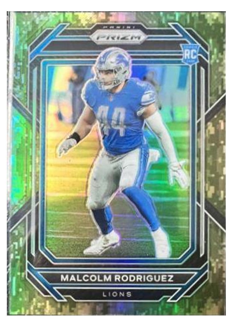 2022 Panini Prizm Base Set Malcolm Rodriguez #350 card