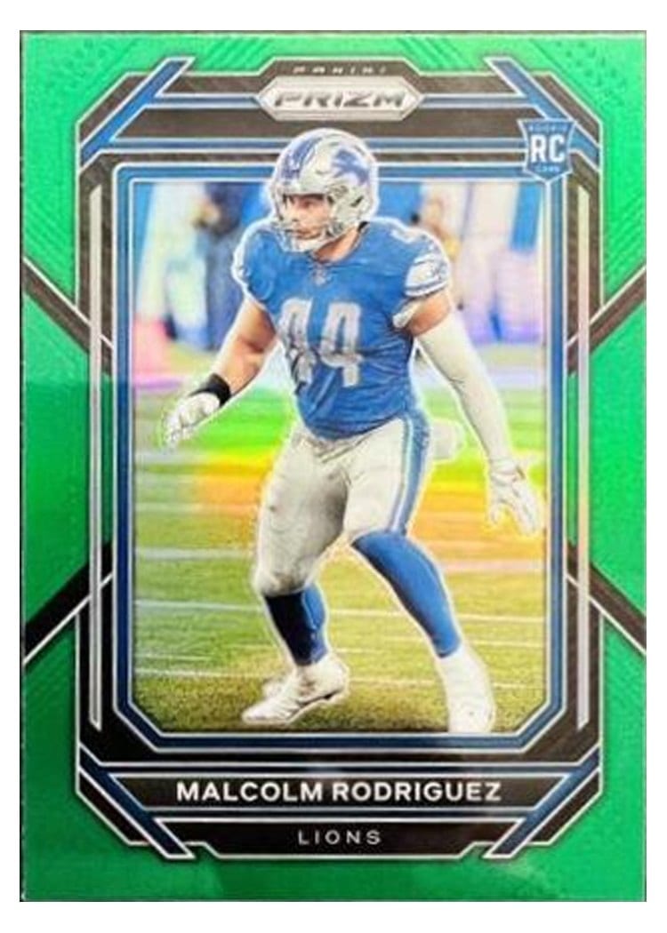 2022 Panini Prizm Base Set Malcolm Rodriguez #350 card