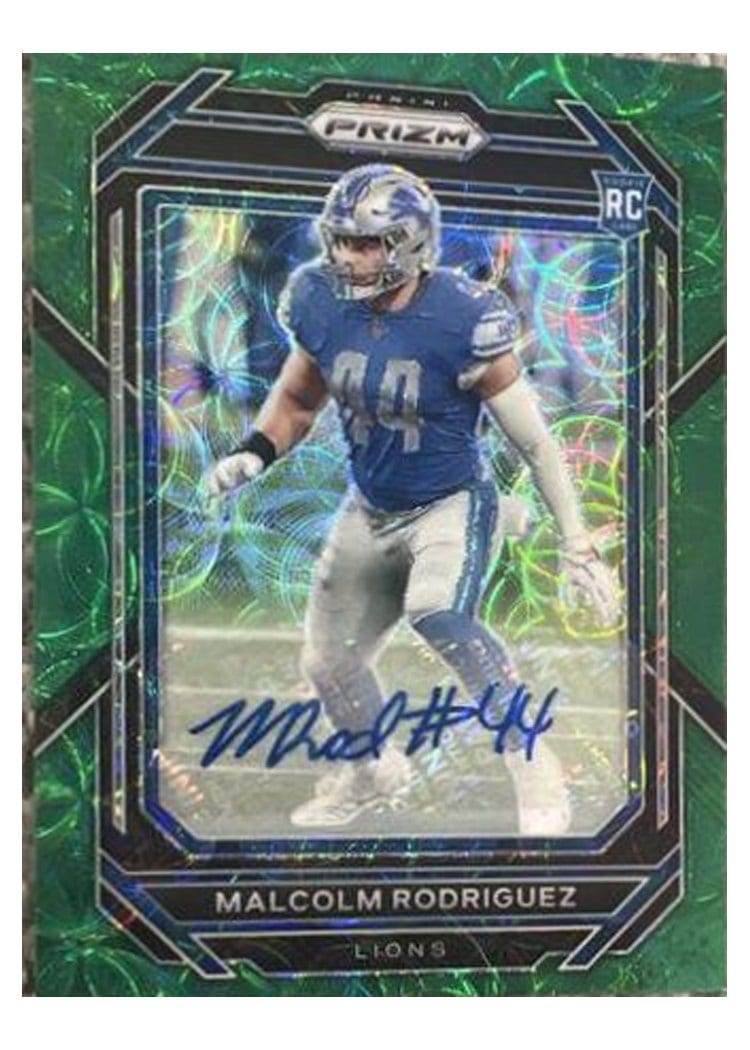 2022 Panini Prizm Base Set Malcolm Rodriguez #350 card