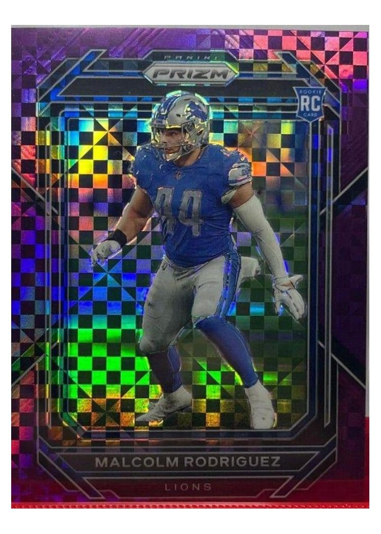 2022 Panini Prizm Base Set Malcolm Rodriguez #350 card
