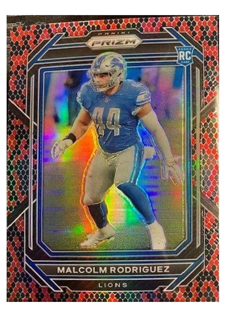 2022 Panini Prizm Base Set Malcolm Rodriguez #350 card
