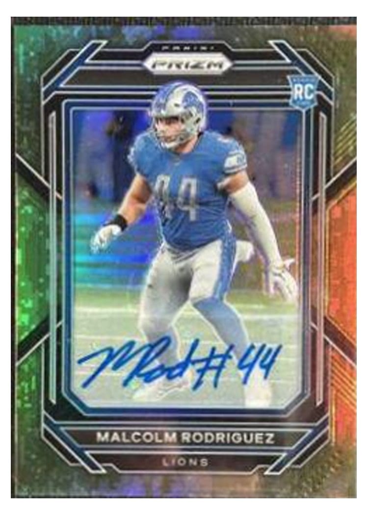 2022 Panini Prizm Base Set Malcolm Rodriguez #350 card