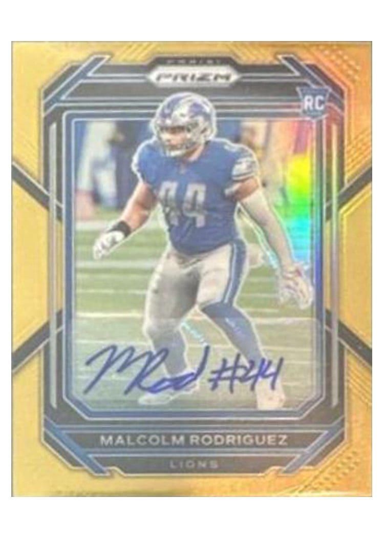 2022 Panini Prizm Base Set Malcolm Rodriguez #350 card
