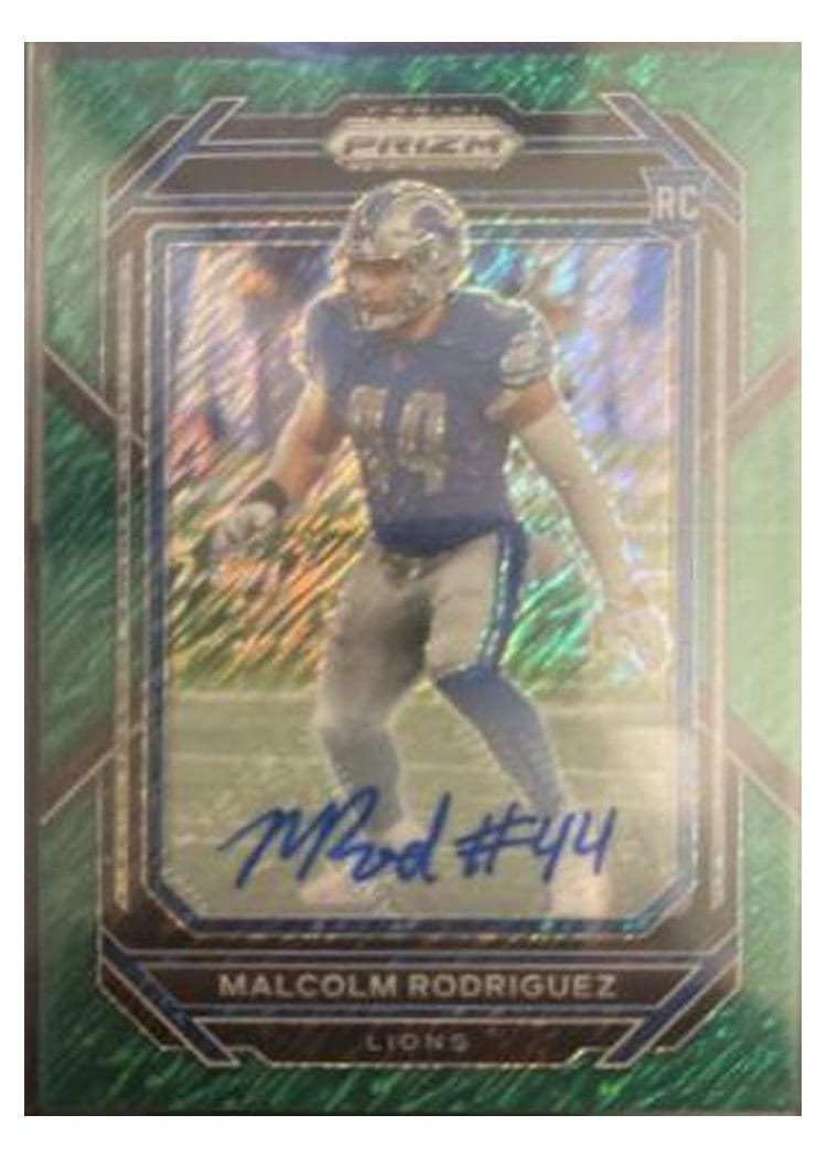 2022 Panini Prizm Base Set Malcolm Rodriguez #350 card