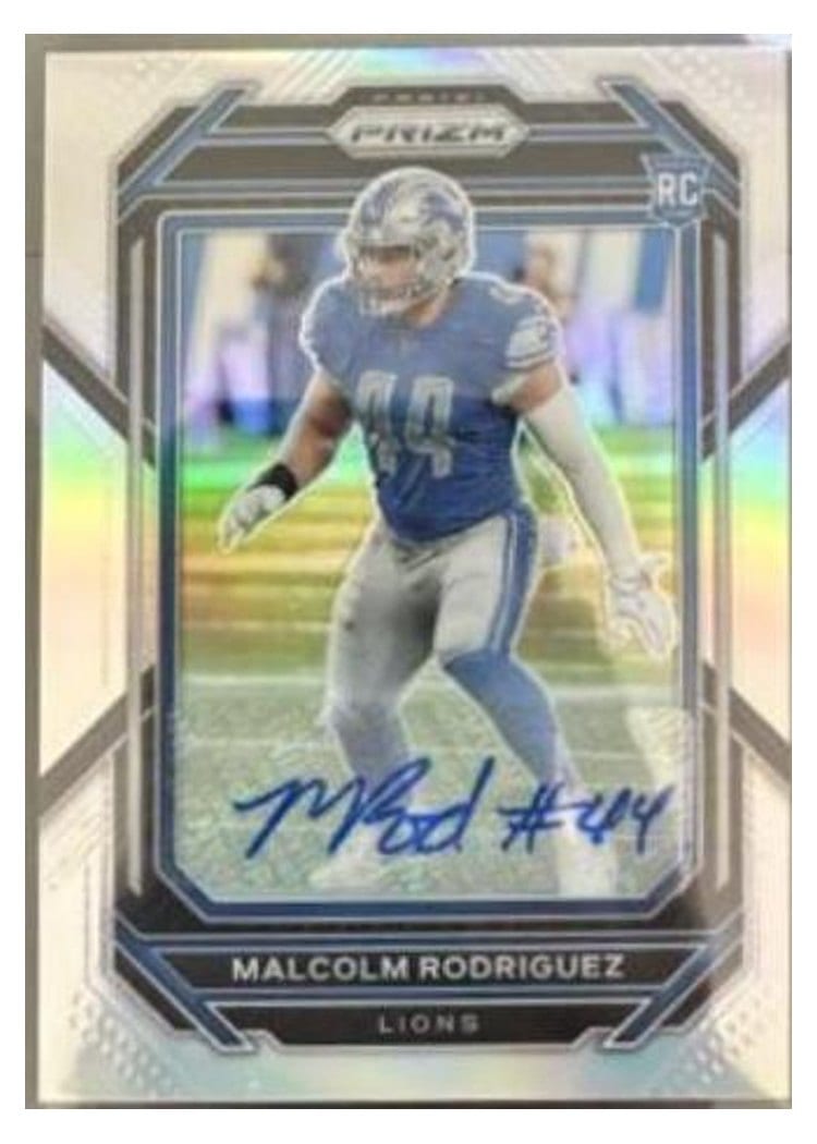 2022 Panini Prizm Base Set Malcolm Rodriguez #350 card
