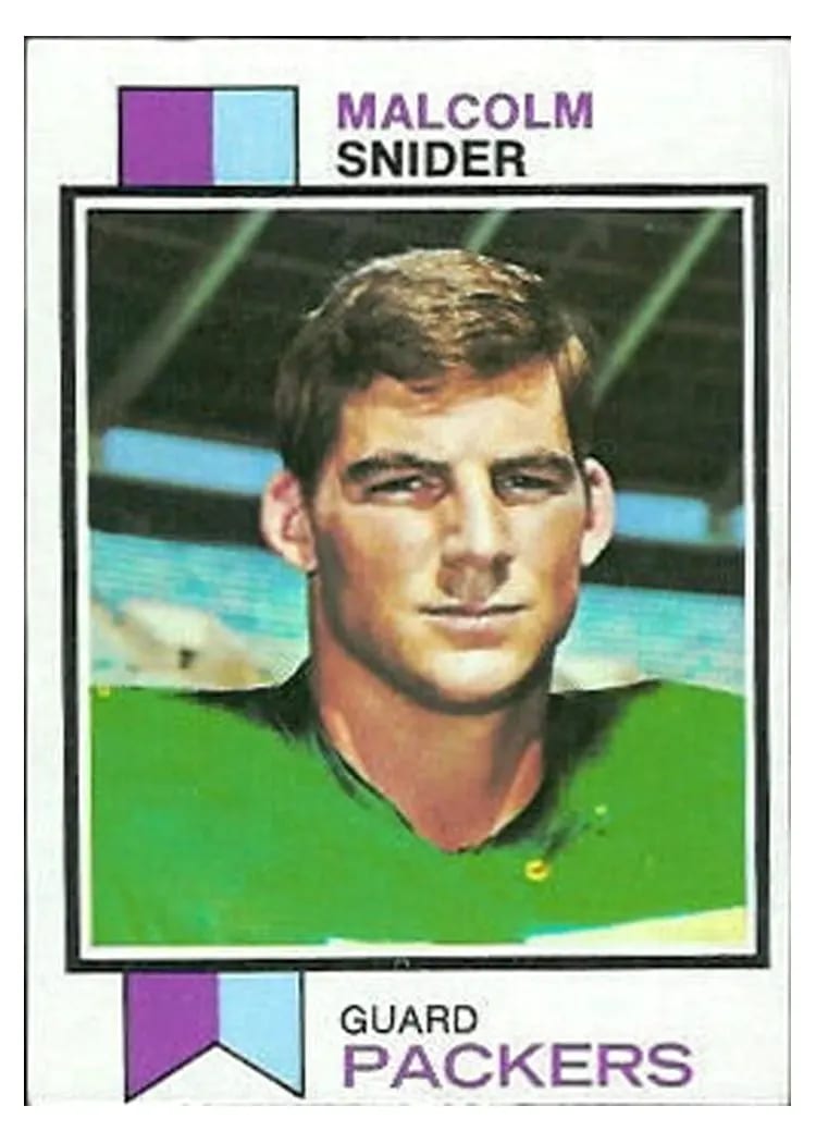 1973 Topps Malcolm Snider #237 card