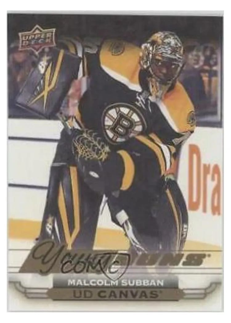 2015 Upper Deck Canvas Malcolm Subban #C100 card