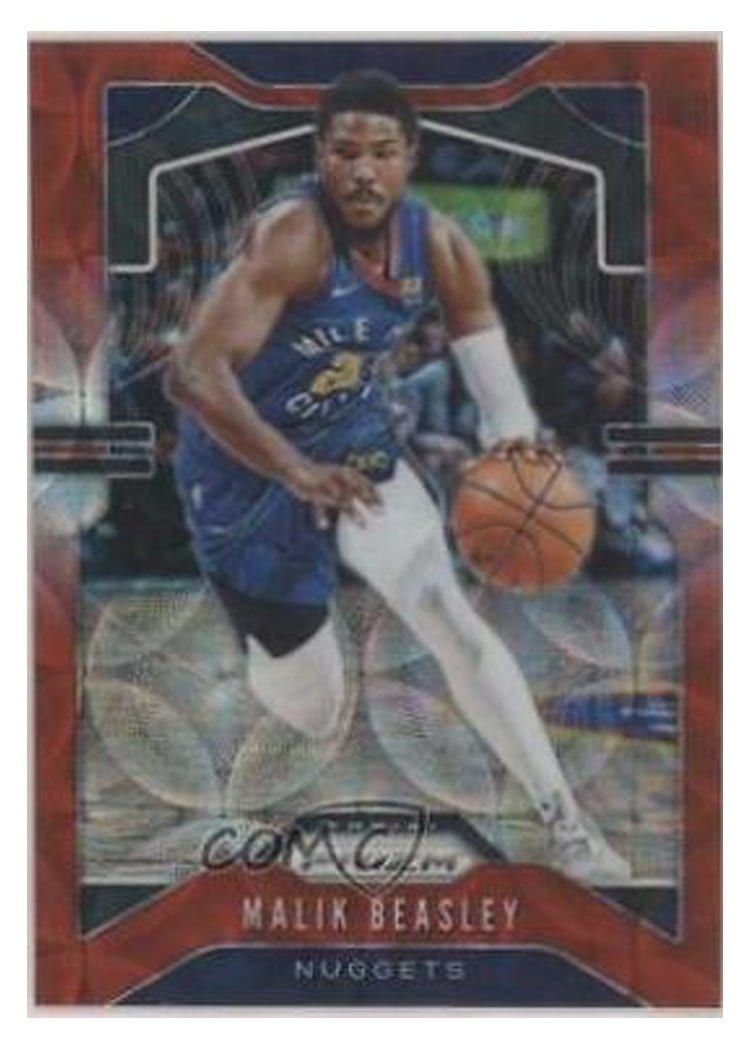 2019-20 Panini Prizm Base Set Malik Beasley #86 card