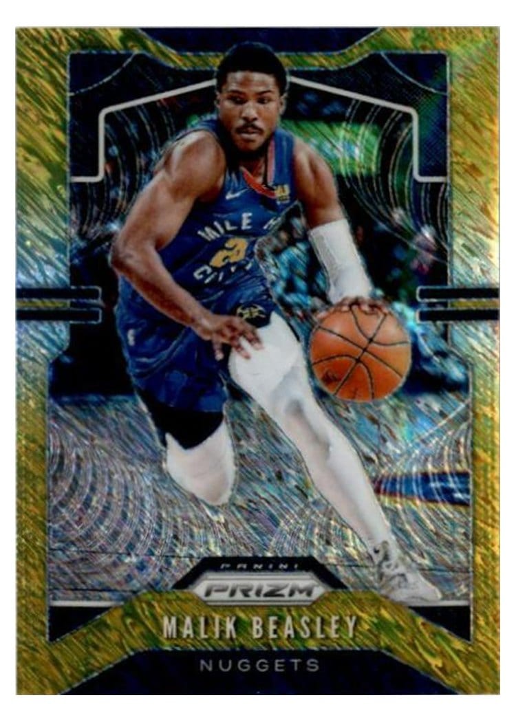 2019-20 Panini Prizm Base Set Malik Beasley #86 card