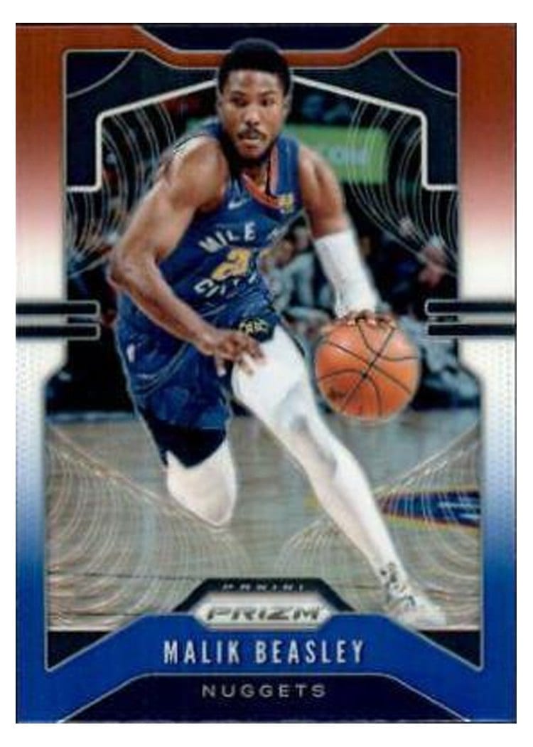 2019-20 Panini Prizm Base Set Malik Beasley #86 card