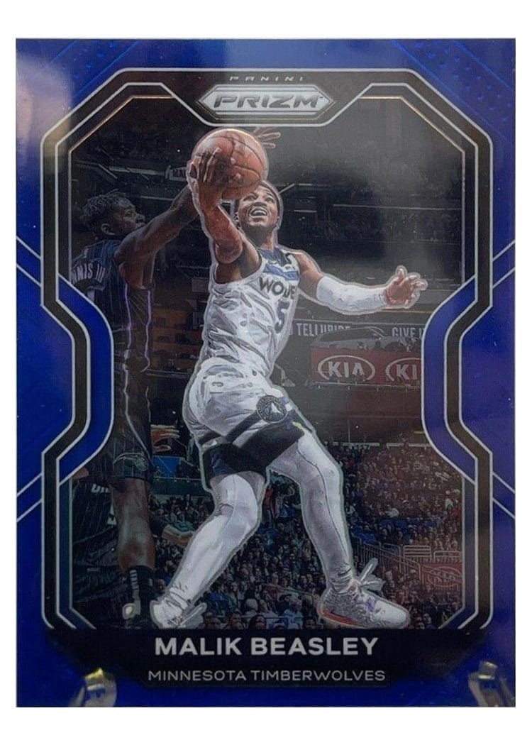 2020-21 Panini Prizm Base Set Malik Beasley #102 card