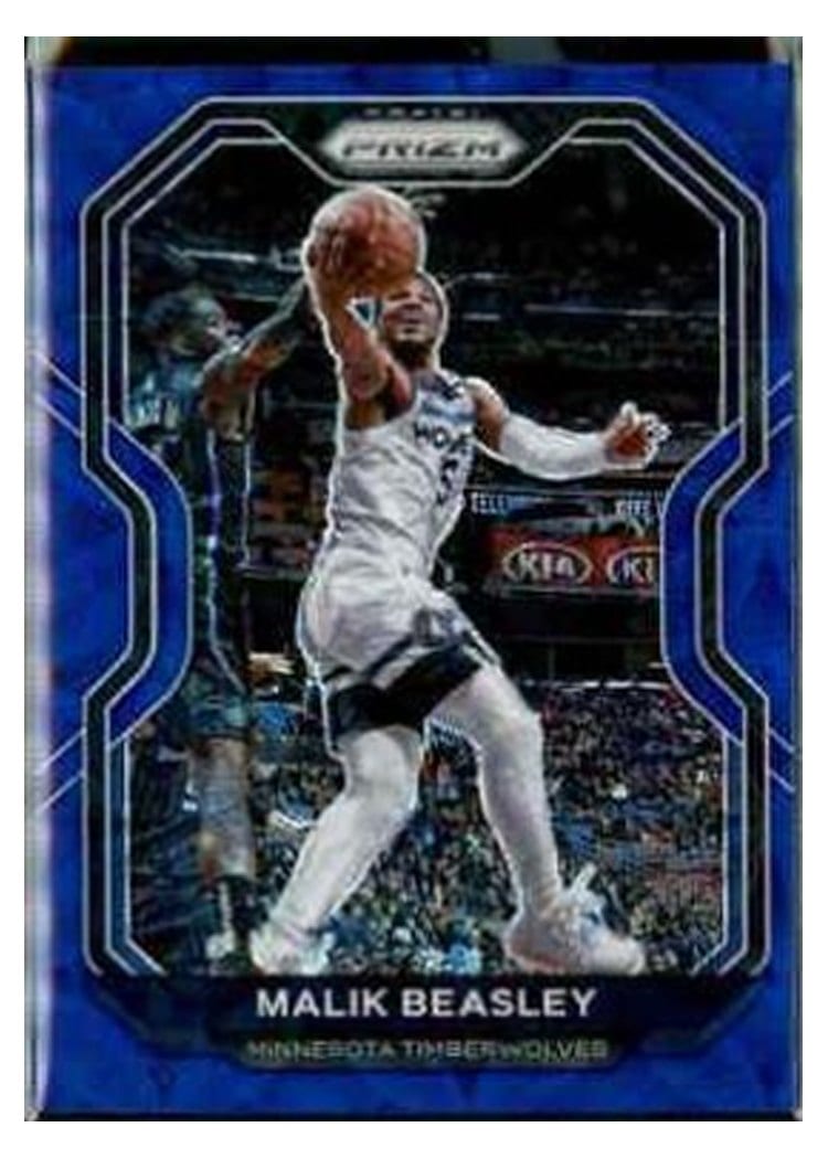 2020-21 Panini Prizm Base Set Malik Beasley #102 card