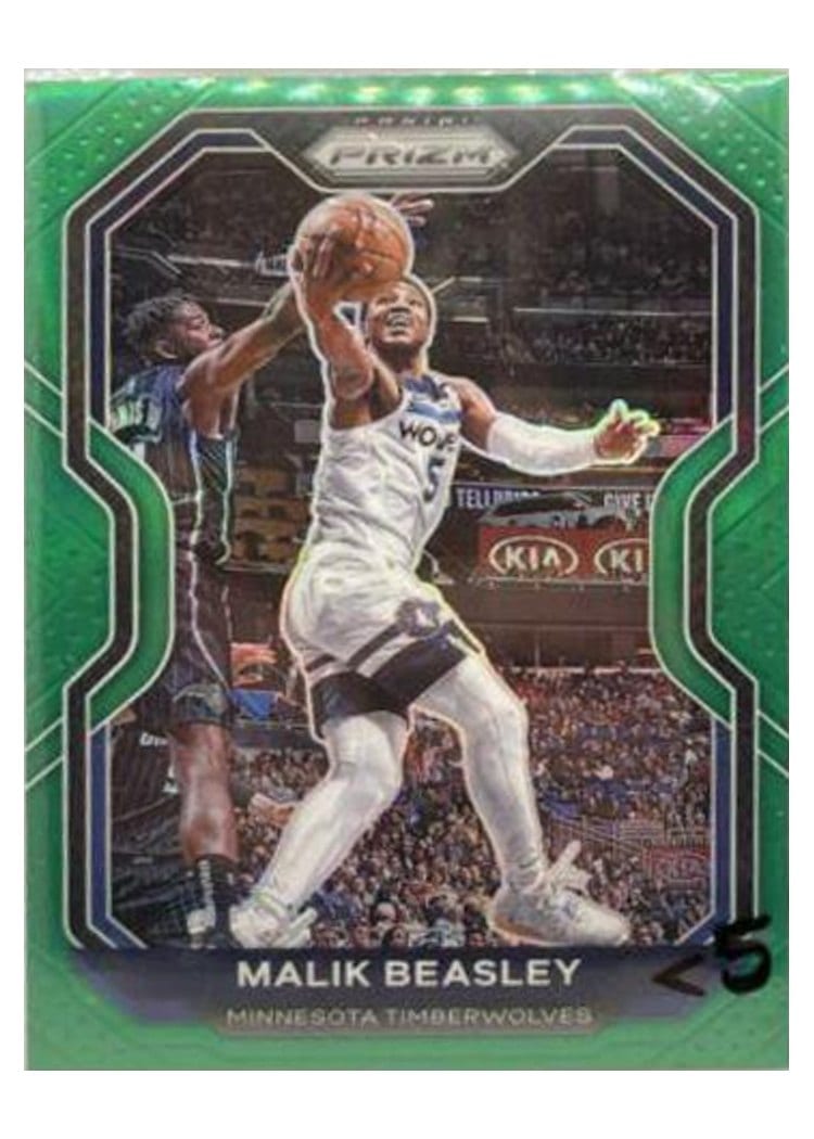 2020-21 Panini Prizm Base Set Malik Beasley #102 card