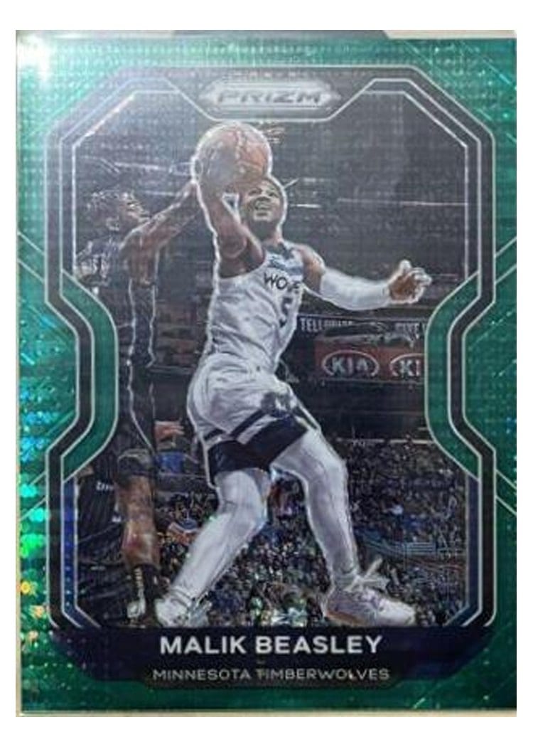 2020-21 Panini Prizm Base Set Malik Beasley #102 card