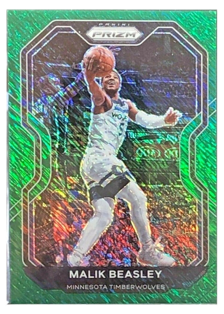2020-21 Panini Prizm Base Set Malik Beasley #102 card