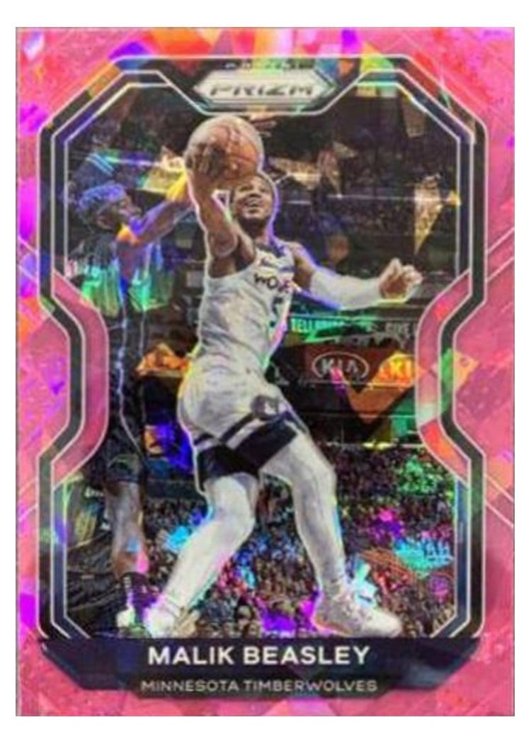 2020-21 Panini Prizm Base Set Malik Beasley #102 card