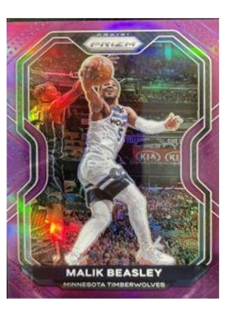 2020-21 Panini Prizm Base Set Malik Beasley #102 card