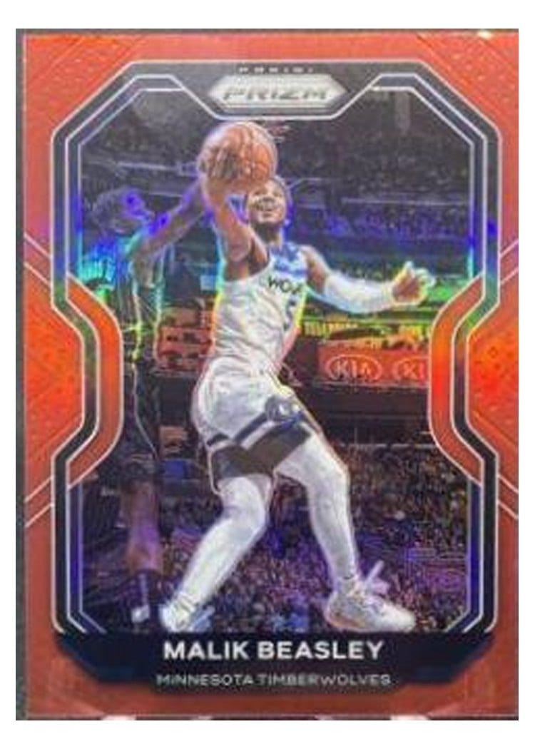2020-21 Panini Prizm Base Set Malik Beasley #102 card