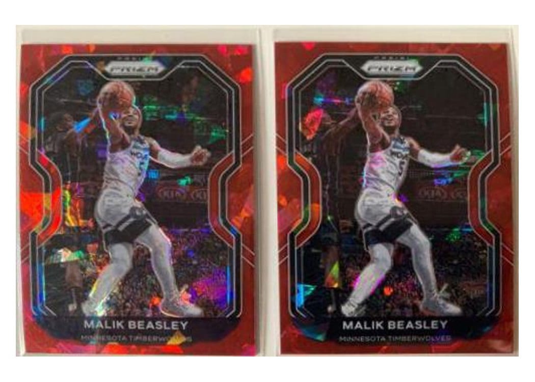 2020-21 Panini Prizm Base Set Malik Beasley #102 card