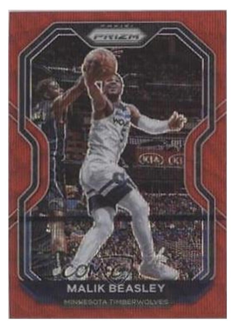 2020-21 Panini Prizm Base Set Malik Beasley #102 card