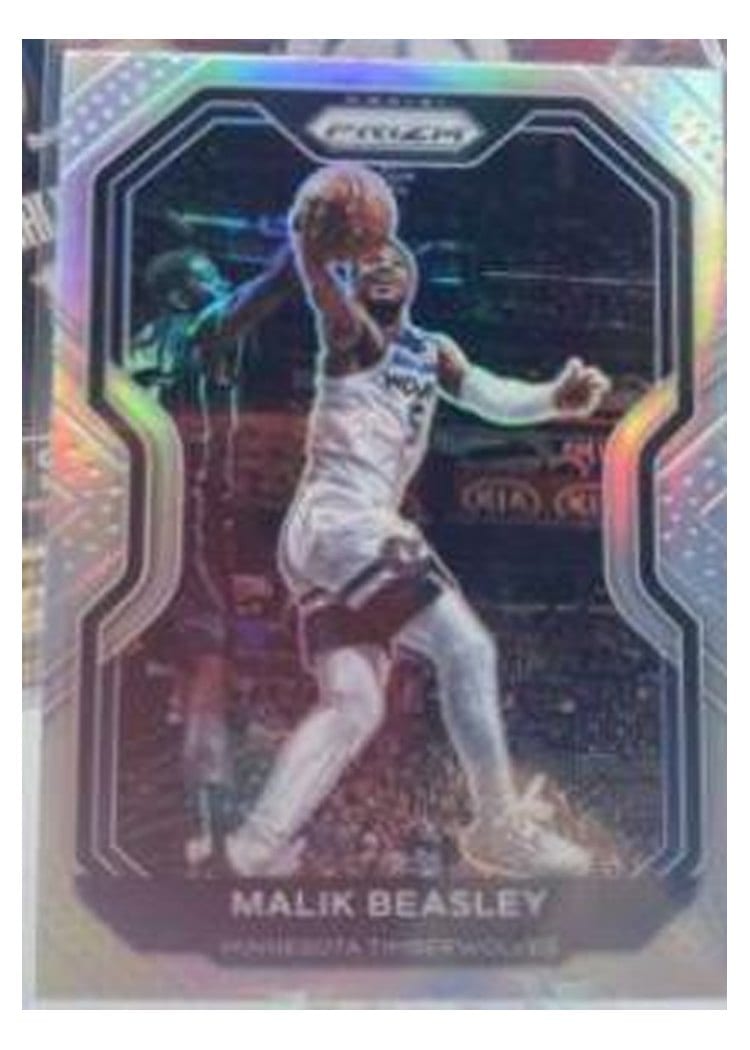 2020-21 Panini Prizm Base Set Malik Beasley #102 card