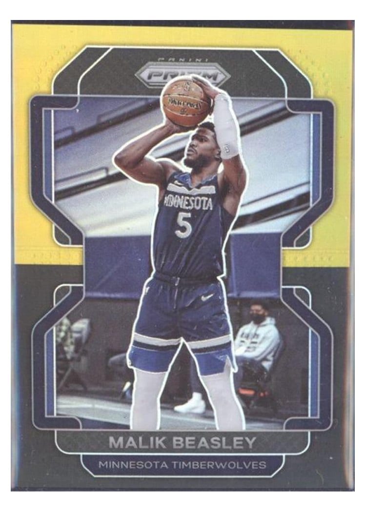 2021-22 Panini Prizm Base Set Malik Beasley #98 card