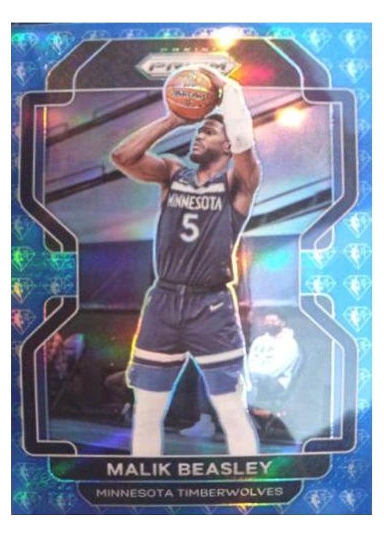 2021-22 Panini Prizm Base Set Malik Beasley #98 card