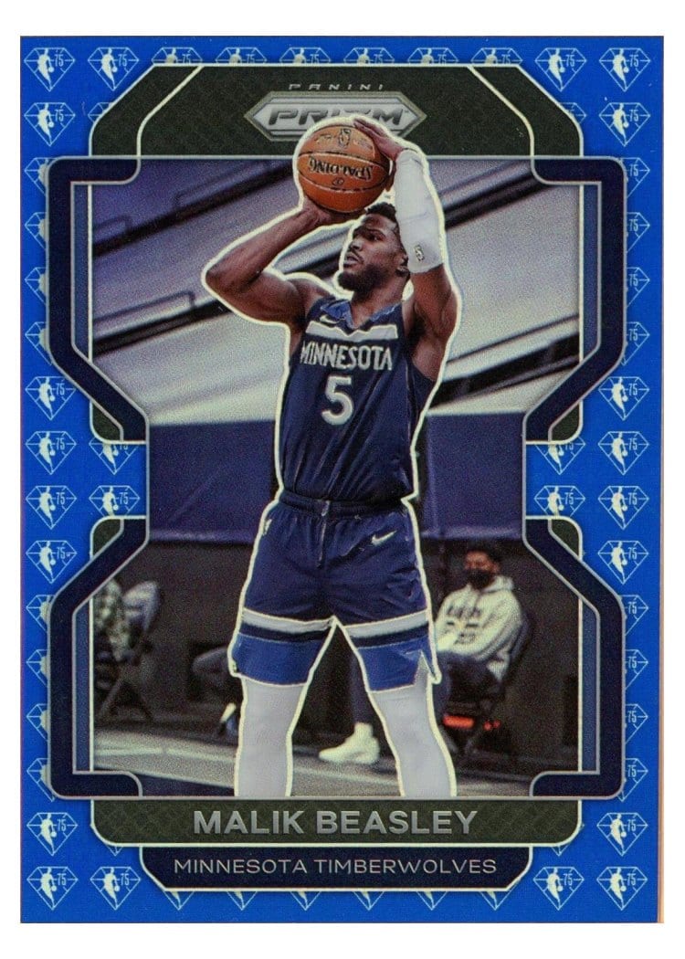 2021-22 Panini Prizm Base Set Malik Beasley #98 card