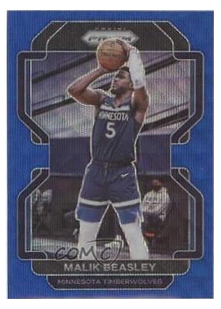 2021-22 Panini Prizm Base Set Malik Beasley #98 card