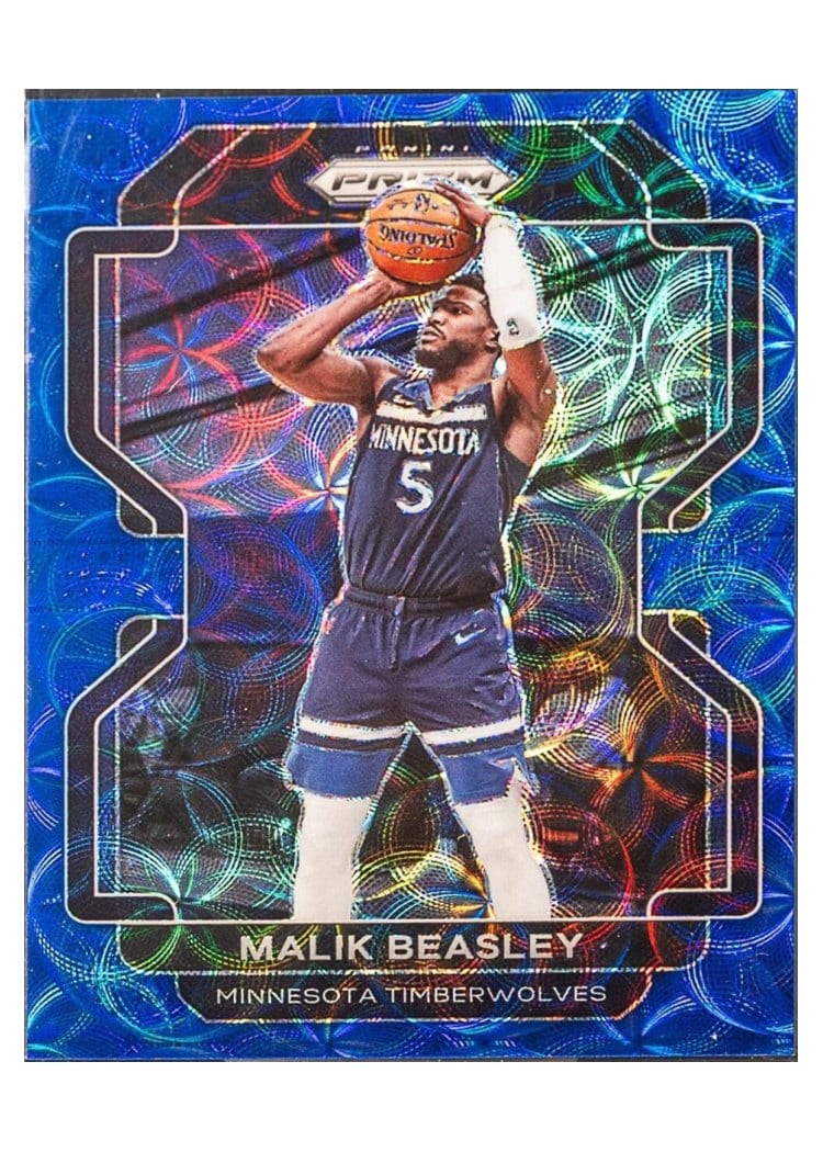 2021-22 Panini Prizm Base Set Malik Beasley #98 card