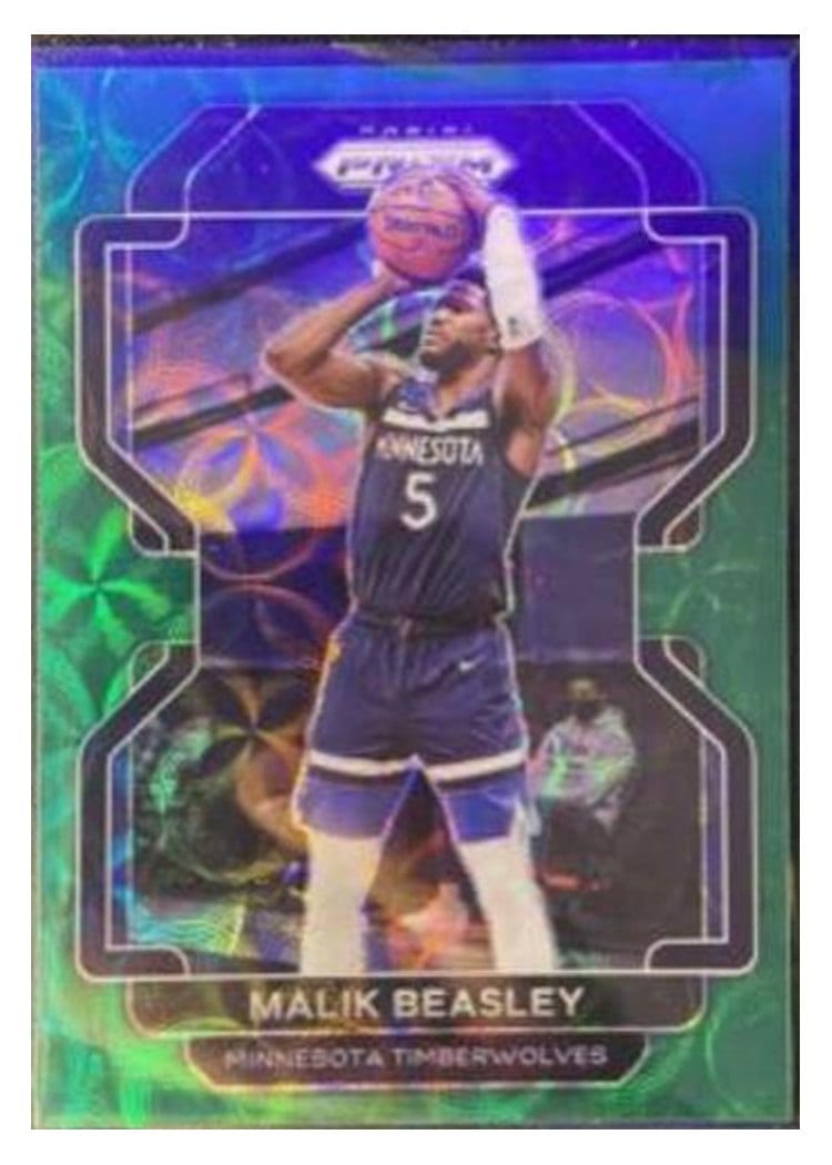 2021-22 Panini Prizm Base Set Malik Beasley #98 card