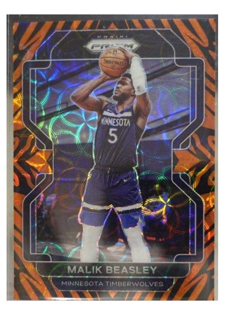 2021-22 Panini Prizm Base Set Malik Beasley #98 card