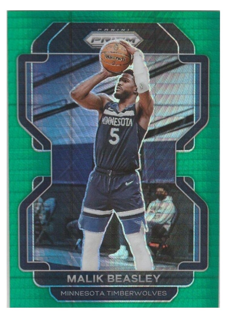 2021-22 Panini Prizm Base Set Malik Beasley #98 card