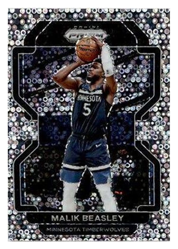 2021-22 Panini Prizm Base Set Malik Beasley #98 card
