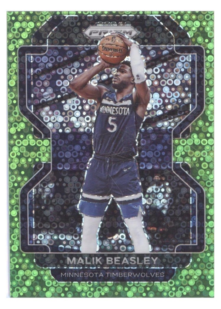 2021-22 Panini Prizm Base Set Malik Beasley #98 card
