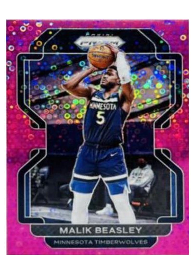 2021-22 Panini Prizm Base Set Malik Beasley #98 card
