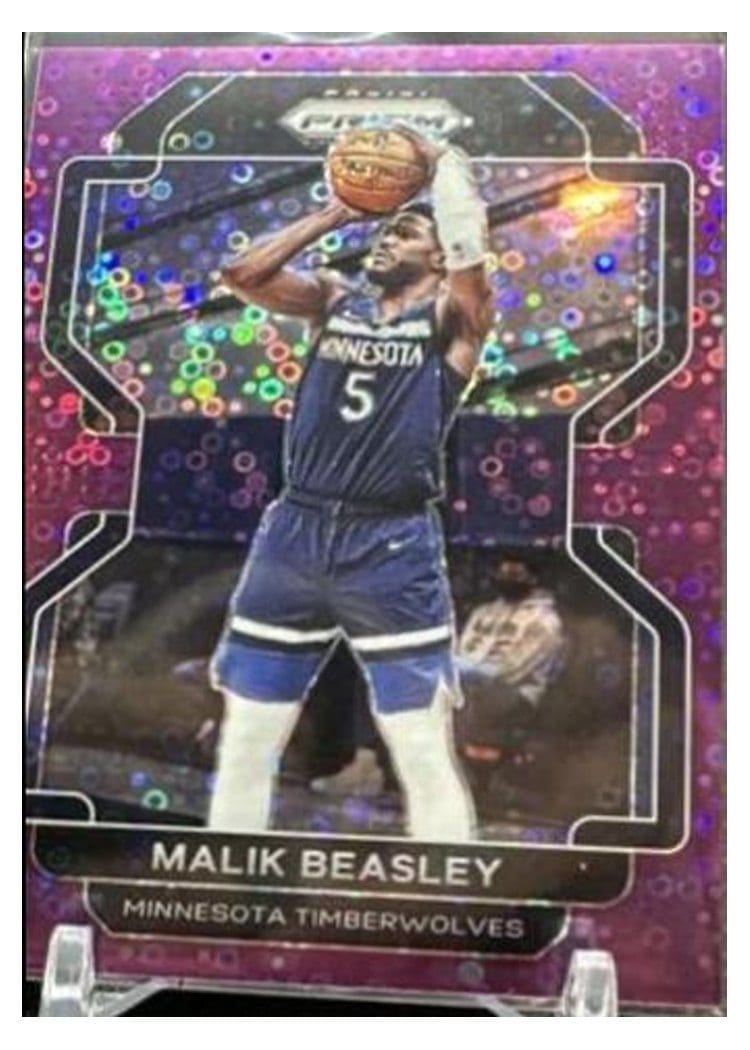 2021-22 Panini Prizm Base Set Malik Beasley #98 card