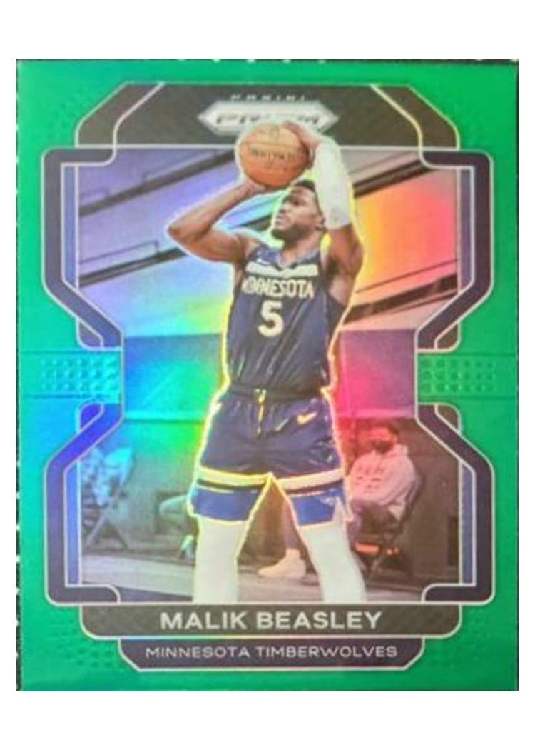 2021-22 Panini Prizm Base Set Malik Beasley #98 card