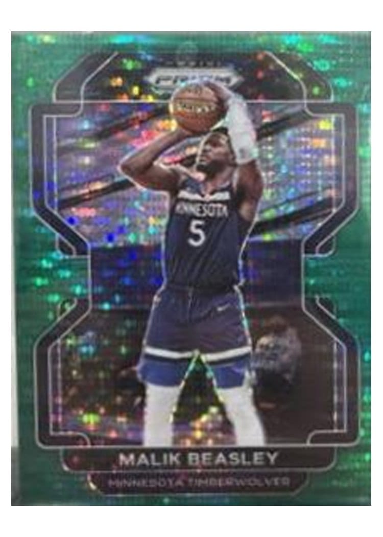 2021-22 Panini Prizm Base Set Malik Beasley #98 card