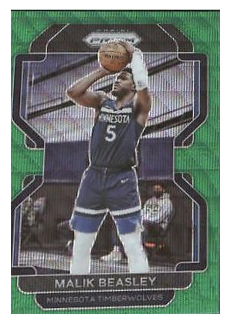 2021-22 Panini Prizm Base Set Malik Beasley #98 card