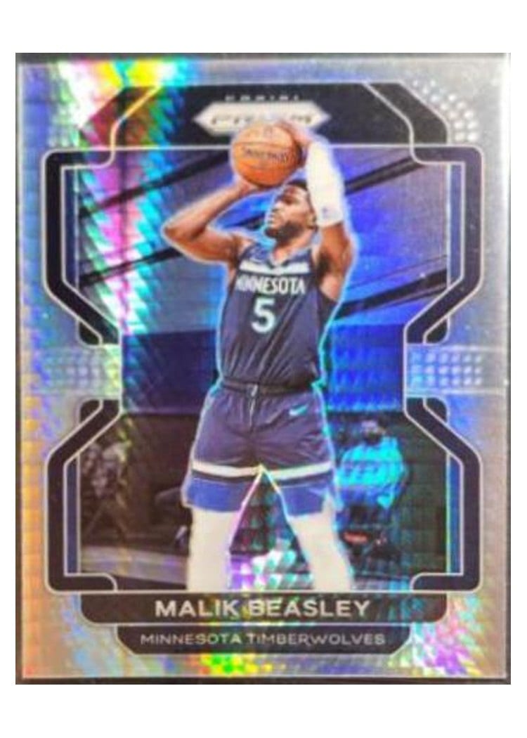 2021-22 Panini Prizm Base Set Malik Beasley #98 card